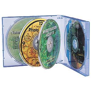 サンワサプライ ［FCD-61BL］ CD・DVDケース（ブルー） FCD61BL【5250円以上送料無料】【Aug08P3】