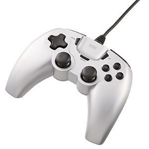 サンワサプライ ［JY-P73US］ USBゲームパッド（シルバー） JYP73US【5250円以上送料無料】【Aug08P3】サンワサプライ［JY-P73US］USBゲームパッド（シルバー）