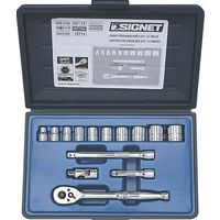 シグネット 工具（SIGNET） ［12714］ （#812910B）3/8DR 14PC mm ソケットレンチセット 12714【5250円以上送料無料】【RCPmara1207】【マラソン1207P02】