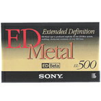 【ポイント2倍】SONY EDベータビデオカセット(120分) EL-500B [EL500B]水平解像度500本以上を達成。ED-Betaの能力を100％引き出すメタルテープ〈ED-Metal〉。