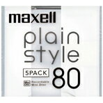 マクセル ミニディスク 80分 5枚入り plain style PLMD805P [PLMD805P]