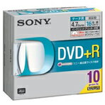 SONY データ用 DVD+R 4.7GB 16倍速記録対応 10枚組 10DPR47HPSH [10DPR47HPSH]