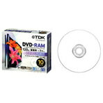 【RCPmara1207】TDK 録画用DVD-RAM 120分 2〜3倍速記録対応 インクジェットプリンタ対応 スタンダードシリーズ 10枚入り DRAM120DPB10U [DRAM120DPB10U]