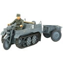 タミヤ 1/48 ケッテンクラート&インファントリーカート牽引(完成品) TMMカンセイケツテンクラ-ト