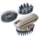 ツインバード工業 頭皮洗浄ブラシ モミダッシュFLEX SH-2798G各ブラシの先端の形状がより進化、さらに髪の毛をすり抜け頭皮に密着できる。