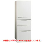 【送料無料】AQUA 355L 4ドアノンフロン冷蔵庫(左開き) AQR-361AL(W) [AQR361ALW]