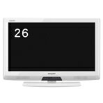 【送料無料】シャープ 26V型LEDハイビジョン液晶テレビ LED AQUOS LC26V7W [LC26V7W]