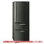 【送料無料】パナソニック 321L 3ドアノンフロン冷蔵庫(左開き) NIGHT COLOR NR-C32AML-CK [NRC32AMLCK]