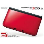 任天堂 ニンテンドー3DS LL レッド×ブラック SPRSRKAA [SPRSRKAA]大画面のニンテンドー3DS。　　※ ACアダプタは別売です。