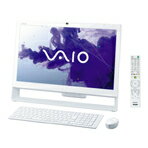 【送料無料】SONY スタンダード一体型デスクトップ VAIO Jシリーズ VPCJ246FJ/W [VPCJ246FJW]
