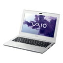 薄型アルミボディ、Ultrabook。こちらは、優待購入プログラム対象機種です。【ポイント5倍】【送料無料】SONY ウルトラブック VAIO Tシリーズ SVT11119FJS