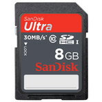 サンディスク 高速SDHCメモリーカード(Class10対応・8GB) 防水仕様 SDSDU-008G-J35 [SDSDU008GJ35]UHS-I規格に対応した、高画素カメラや高画質HDデジタルビデオカメラに最適な高速SDカード。