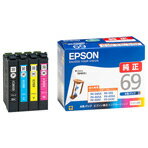 エプソン インクカートリッジ 4色パック IC4CL69 [IC4CL69]PX-045A、PX-105、PX-405A、PX-435A、PX-505F、PX-535F用。