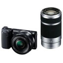 SONY デジタル一眼カメラ・ダブルズームレンズキット α ブラック NEX-5RY B [NEX5RYB]小さく、速く、美しく。一眼の楽しさを何もあきらめない、小型・軽量デジタル一眼カメラ。