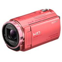 SONY 32GB内蔵メモリー フルハイビジョンビデオカメラ Handycam ピンク HDR-CX535 P [HDRCX535P]ズームや音まで美しく、高品位な撮影ができる。