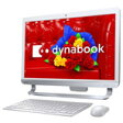 【台数限定】【送料無料】東芝 高性能一体型デスクトップ Kual dynabook リュクスホワイト PD61454...