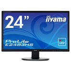 【送料無料】IIYAMA 24型液晶ディスプレイ ProLite マーベルブラック E2483HS-B1 [E2483HSB1]