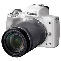 【送料無料】キヤノン デジタル一眼カメラ・EF-M18-150 IS STM レンズキット EOS Kiss M ホワイト KISSMWH18150ISSTM [KISSMWH18150ISSTM]【RNH】