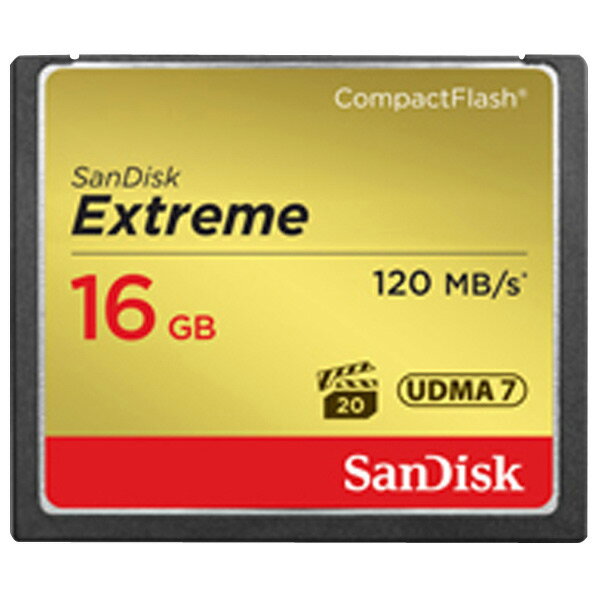 【送料無料】サンディスク 高速コンパクトフラッシュカード(16GB) Extreme SD…...:edion:10156614