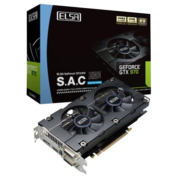 【送料無料】ELSA グラフィックボード ELSA GEFORCE GTX 970 4GB…...:edion:10196756