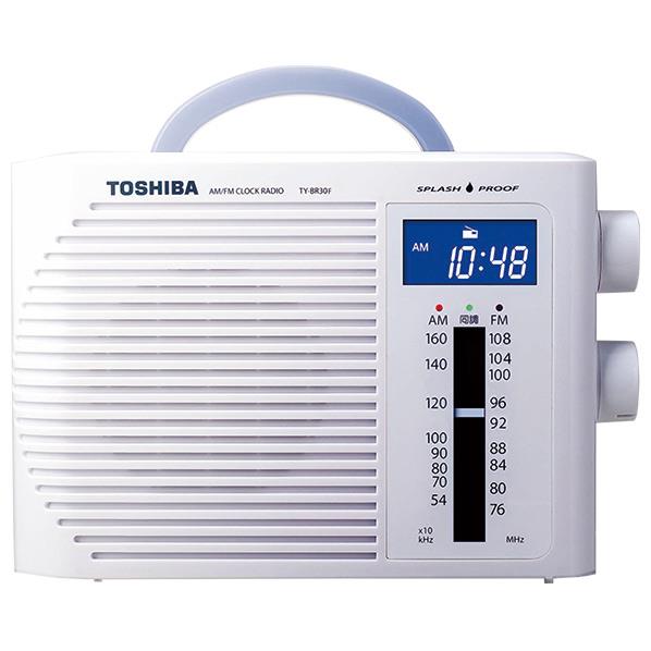 【送料無料】東芝 防水ラジオ ホワイト TY-BR30F(W) [TYBR30FW]【SP…...:edion:10230379