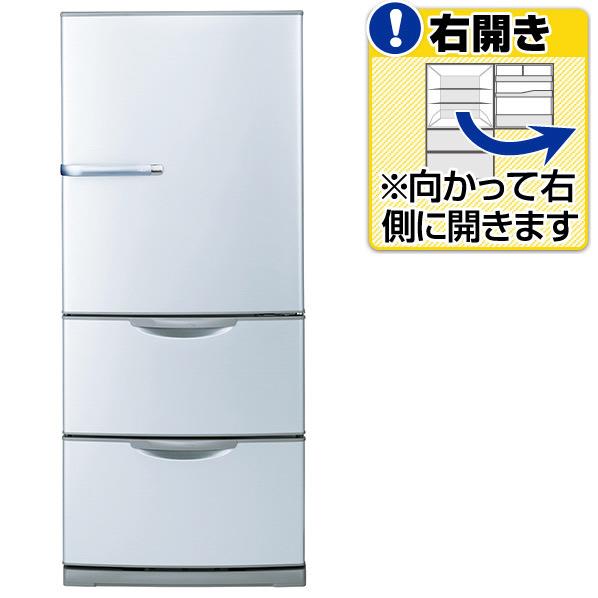 【送料無料】AQUA 【右開き】272L 3ドアノンフロン冷蔵庫 ブライトシルバー AQR…...:edion:10283533