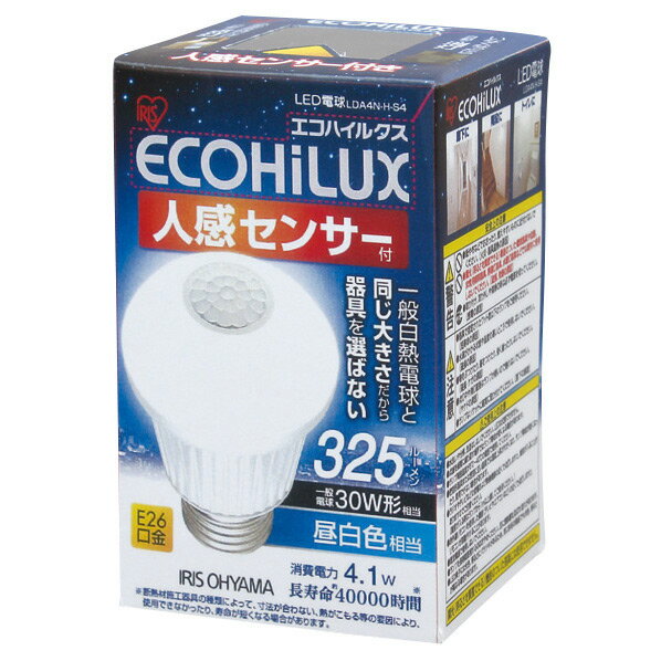 アイリスオーヤマ LED電球 E26口金 全光速325lm(30W一般電球タイプ) 昼白色…...:edion:10117942