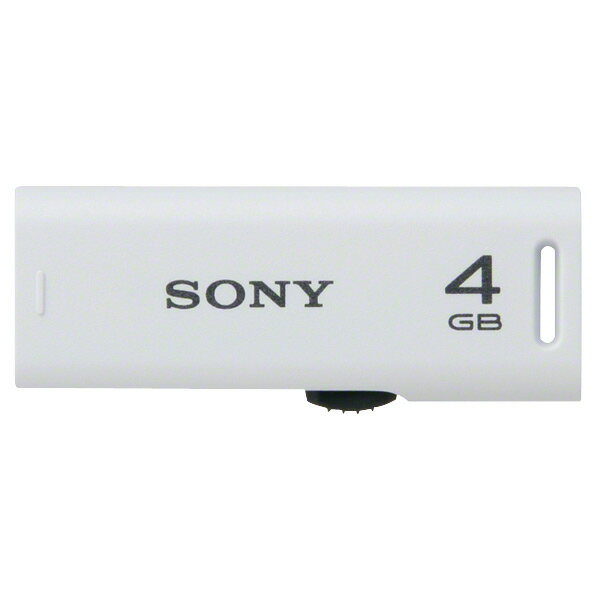 SONY USBメモリ(4GB) POCKETBIT ホワイト USM4GR W [USM…...:edion:10071343