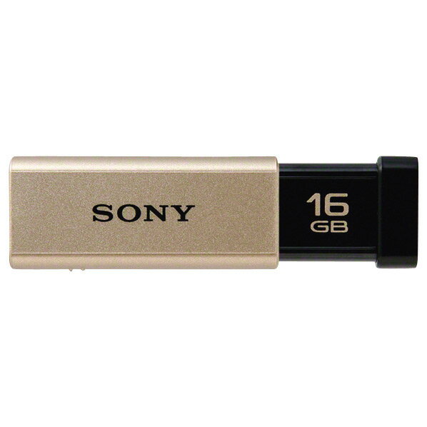 SONY USBフラッシュメモリ(16GB) ゴールド USM16GT N [USM16GTN]【KK9N0D18P】【NYOA】