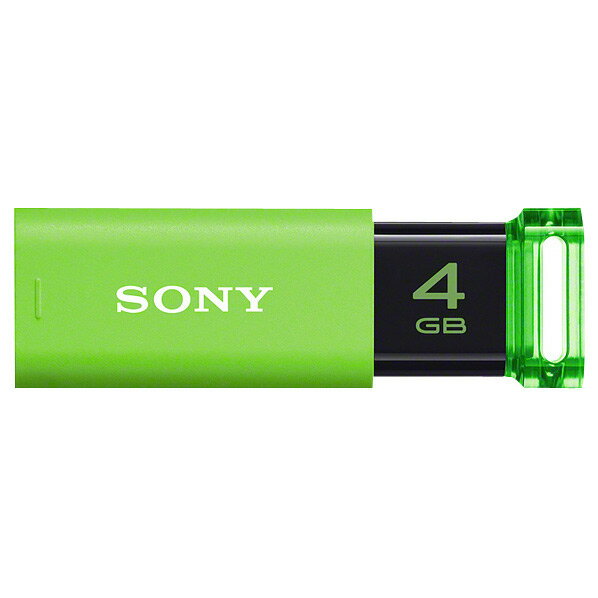 SONY USBメモリー(4GB) グリーン USM4GU G [USM4GUG]【KK9…...:edion:10111707