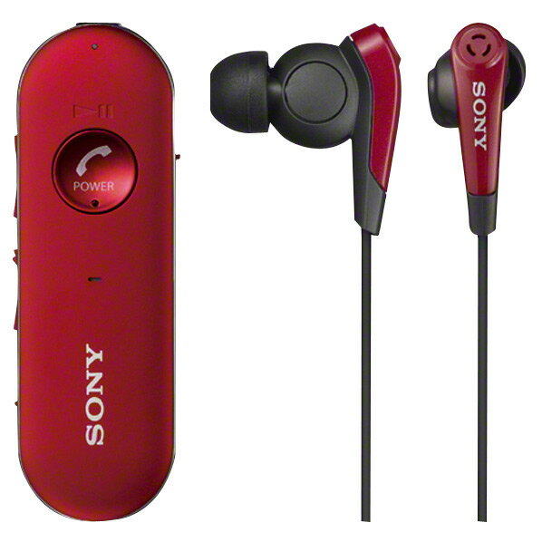 【送料無料】SONY Bluetooth対応 密閉型インナーイヤーヘッドフォン レッド MDR-EX...:edion:10144284