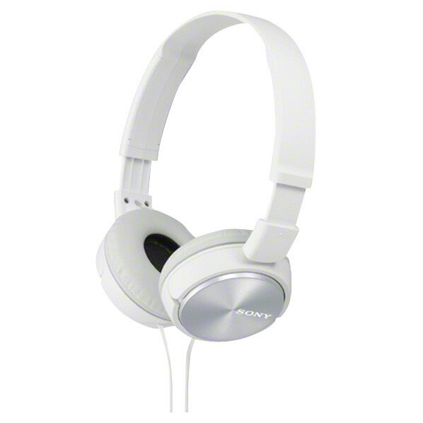 SONY 密閉ヘッドバンド型ヘッドフォン ホワイト MDR-ZX310 W [MDRZX3…...:edion:10153699