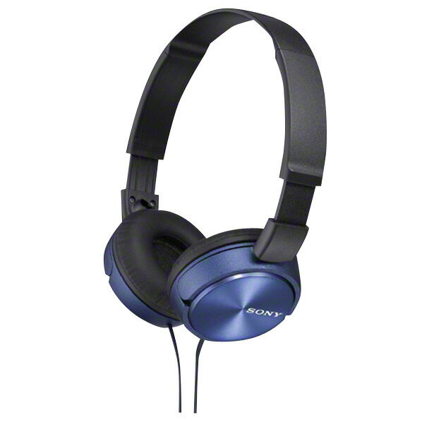 SONY 密閉ヘッドバンド型ヘッドフォン ブルー MDR-ZX310 L [MDRZX31…...:edion:10153701