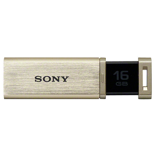 【送料無料】SONY USBメモリー(16GB) ポケットビット ゴールド USM16GQ…...:edion:10144946
