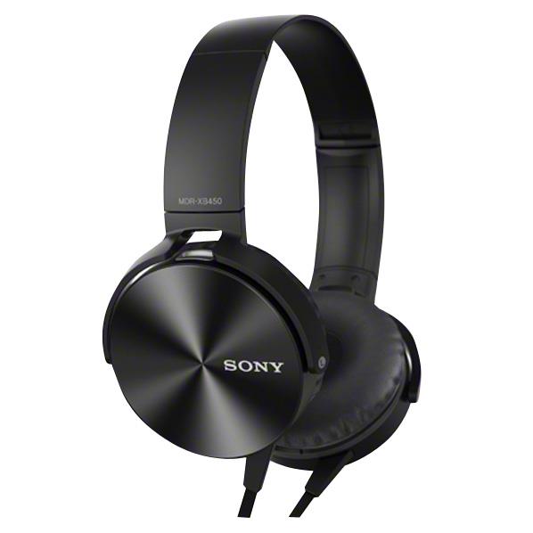 【送料無料】SONY 密閉ヘッドバンド型ヘッドフォン ブラック MDR-XB450 B [MDRXB...:edion:10194963