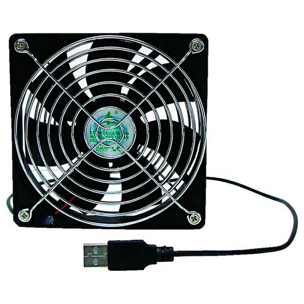 タイムリー USB扇風機 ブラック BIGFAN120U [BIGFAN120U]【NYOA】...:edion:10074405