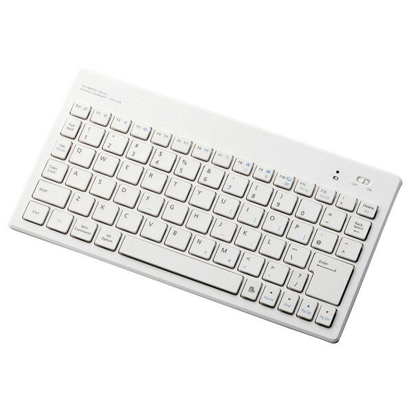 エレコム Bluetoothキーボード ホワイト TK-FBP052WH [TKFBP05…...:edion:10126808