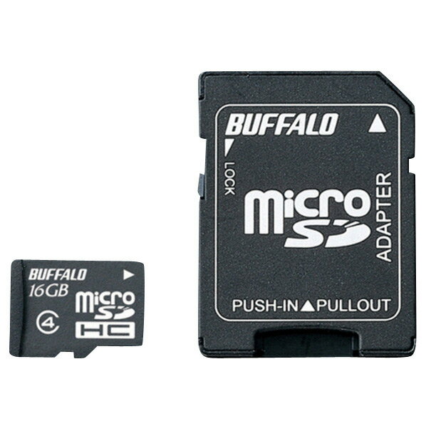 BUFFALO microSDHCメモリーカード(