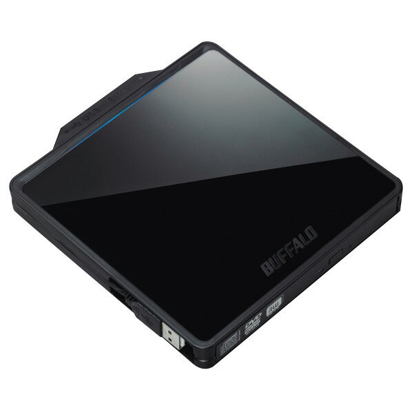 【送料無料】BUFFALO ポータブルDVDドライブ クリスタルブラック DVSM-PC58U2V-...:edion:10157201