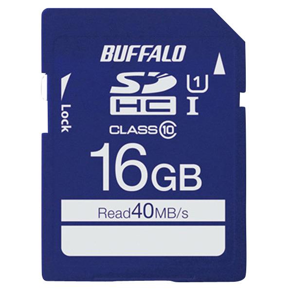 【送料無料】BUFFALO 高速SDHC UHS-Iメモリーカード(16GB) RSDC-…...:edion:10185358