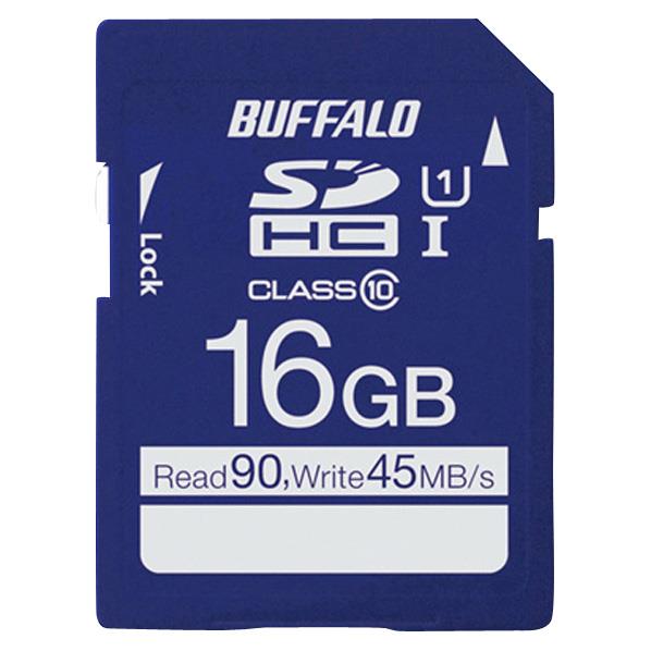 【送料無料】BUFFALO 高速SDHC UHS-Iメモリーカード(16GB) RSDC-…...:edion:10185361