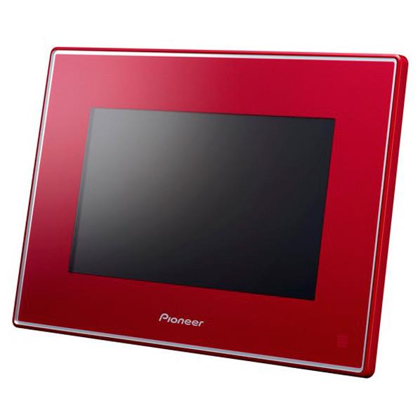 【送料無料】PIONEER 7型デジタルフォトフレーム レッド HF-T750-R [HF…...:edion:10285666