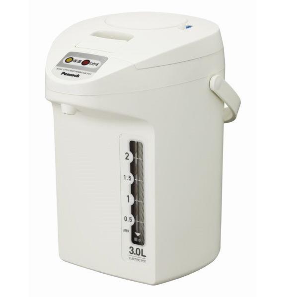 【送料無料】ピーコック 電気保温エアーポット(3．0L) ホワイト WTP-30 [WTP…...:edion:10342648