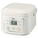 【送料無料】ハイアール マイコン炊飯ジャー(3合炊き) ホワイト JJ-M30C-W [JJM30CW]