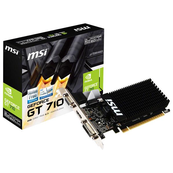 【送料無料】MSI GeForce GT 710 グラフィックスボード GT710 2GD…...:edion:10356686