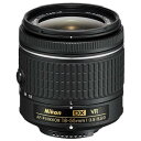 【送料無料】ニコン 標準ズームレンズ AF-P DX NIKKOR 18-55mm f/3.5-5.6G VR ブラック AFPDX18-55VR [AFPDX1855VR]