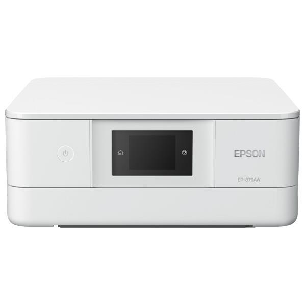【送料無料】エプソン インクジェット複合機 Colorio ホワイト EP-879AW [EP879AW]【KK9N0D18P】【RNH】