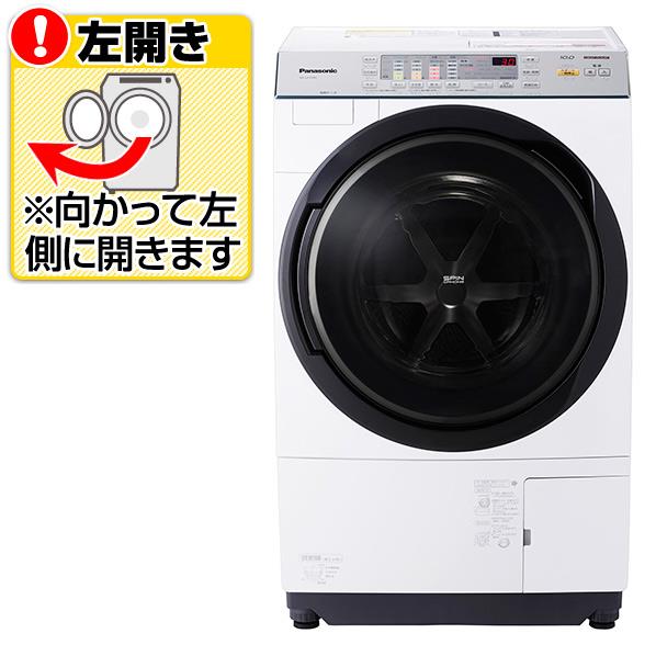 【送料無料】パナソニック 【左開き】10．0kgドラム式洗濯乾燥機 クリスタルホワイト NA-VX3700L-W [NAVX3700LW]【MRAP】