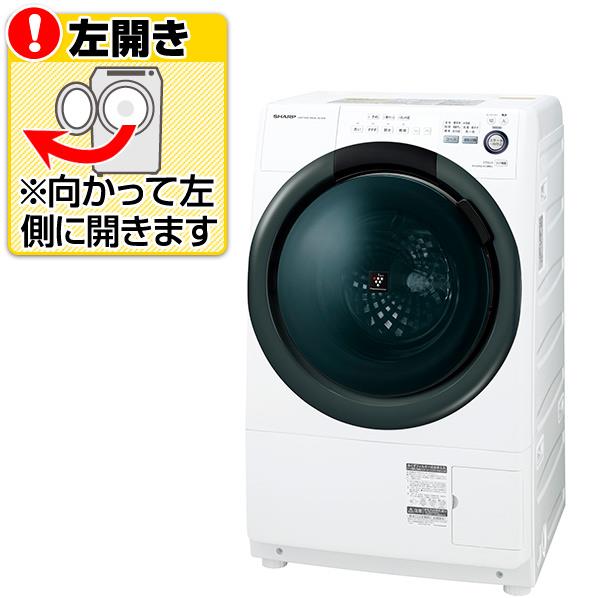 【送料無料】シャープ 【左開き】7．0Kgドラム式洗濯乾燥機 ホワイト系 ESS7BWL [ESS7BWL]【RNH】