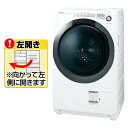シャープ 【左開き】7.0kgドラム式洗濯乾燥機 ホワイト系...